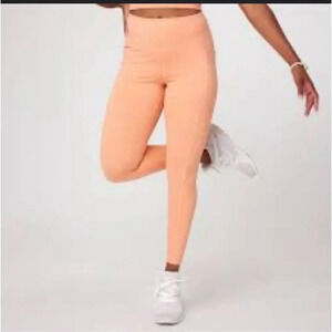Tone It Up Pick Me Up Leggings Peach Side Pockets